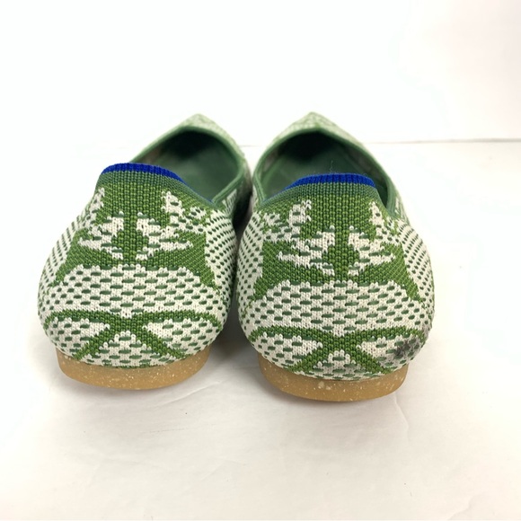 Rothy’s point flat shoes in meadow - Picture 4 of 11